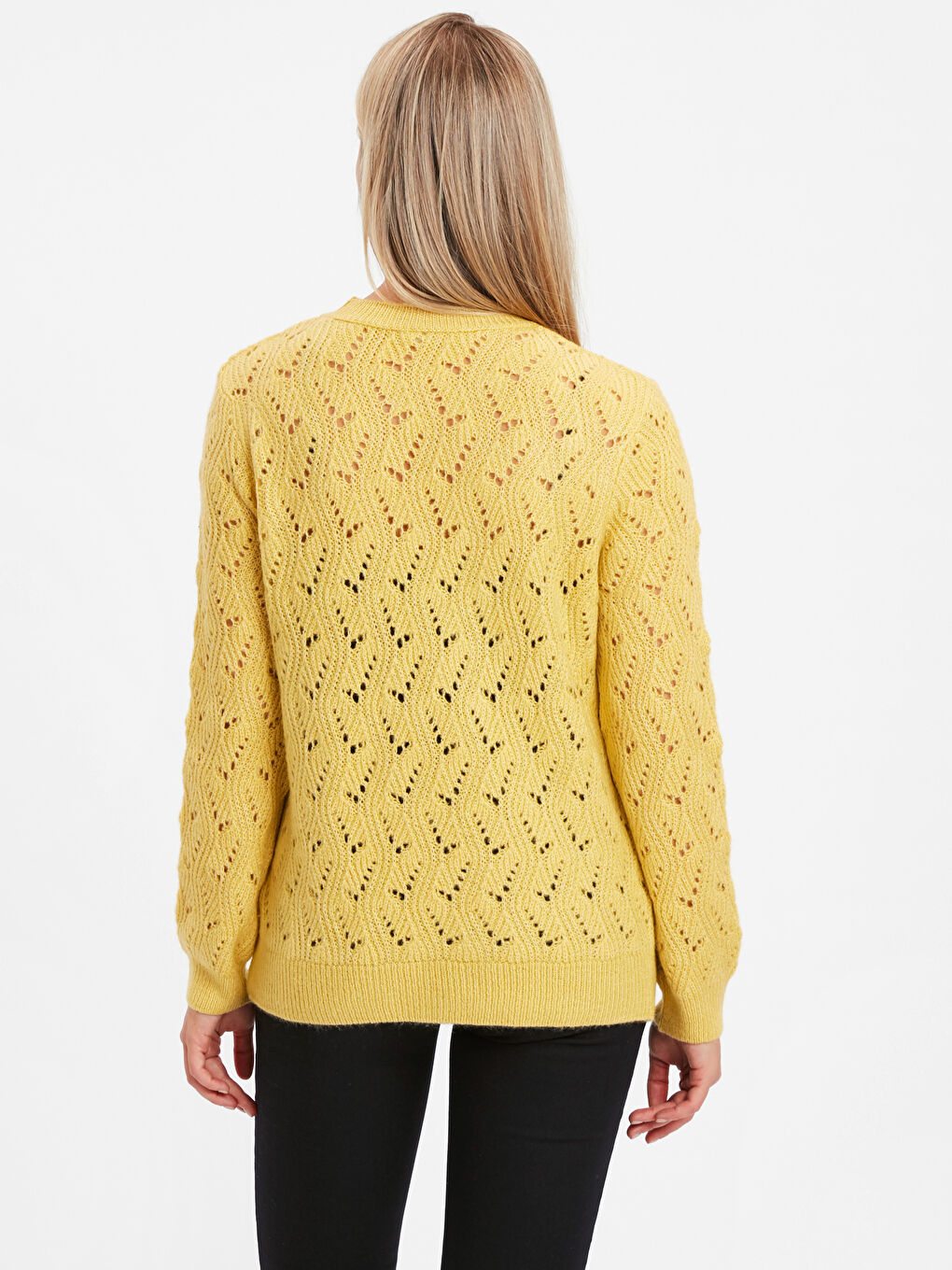 Self-Patterned Tricot Jumper-1