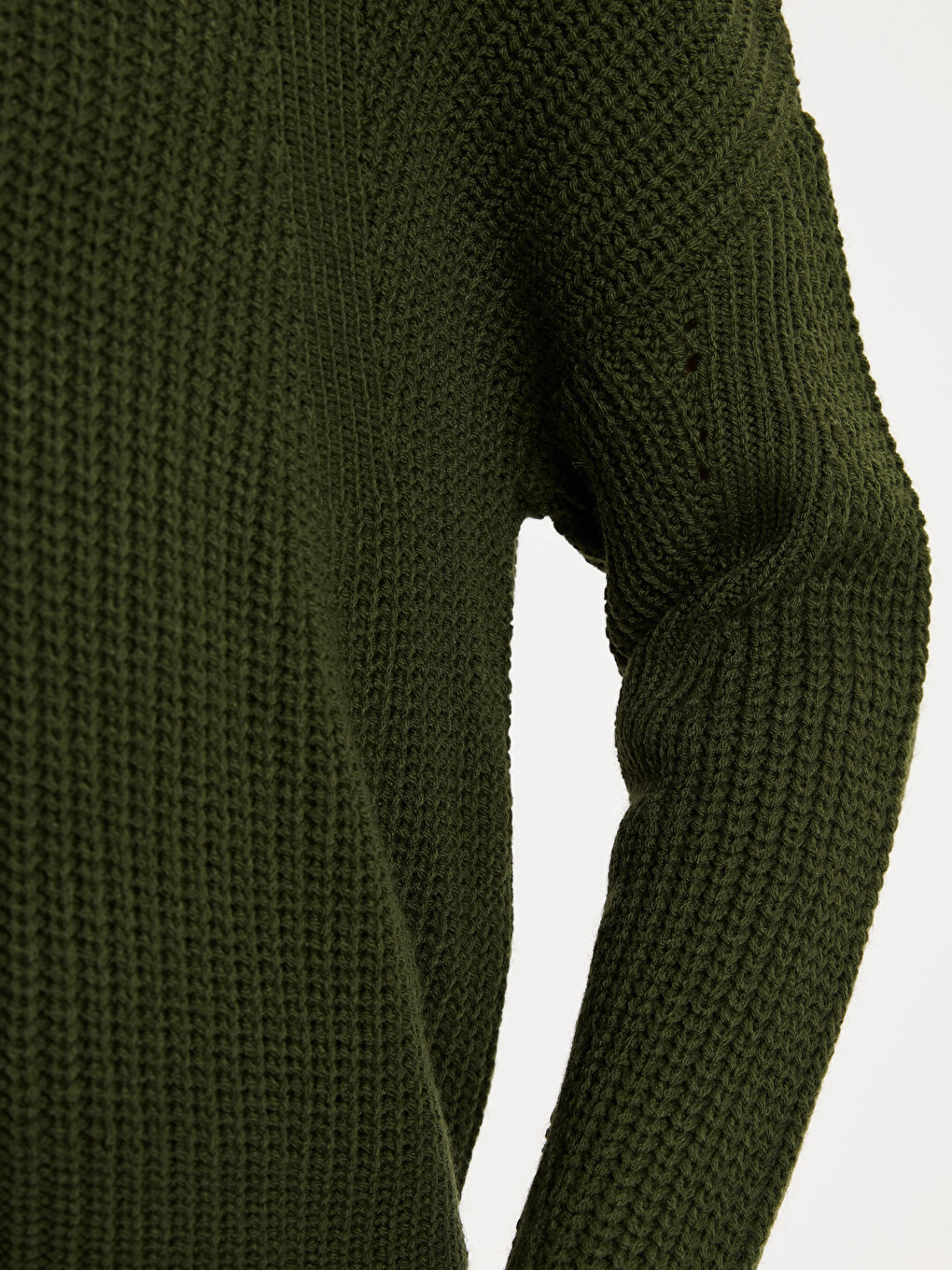 Woman Green Sweater-3