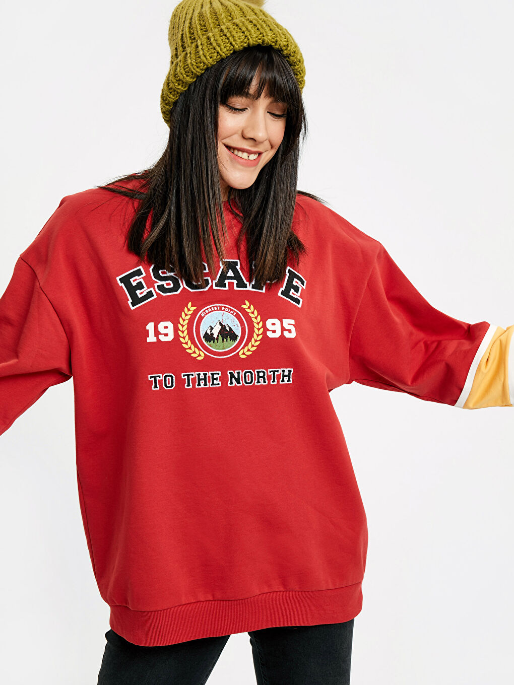 Sweat-shirt ROUGE Femme