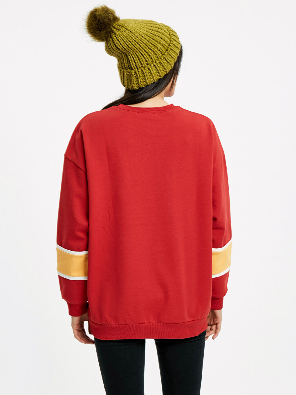 Sweat-shirt ROUGE Femme-1