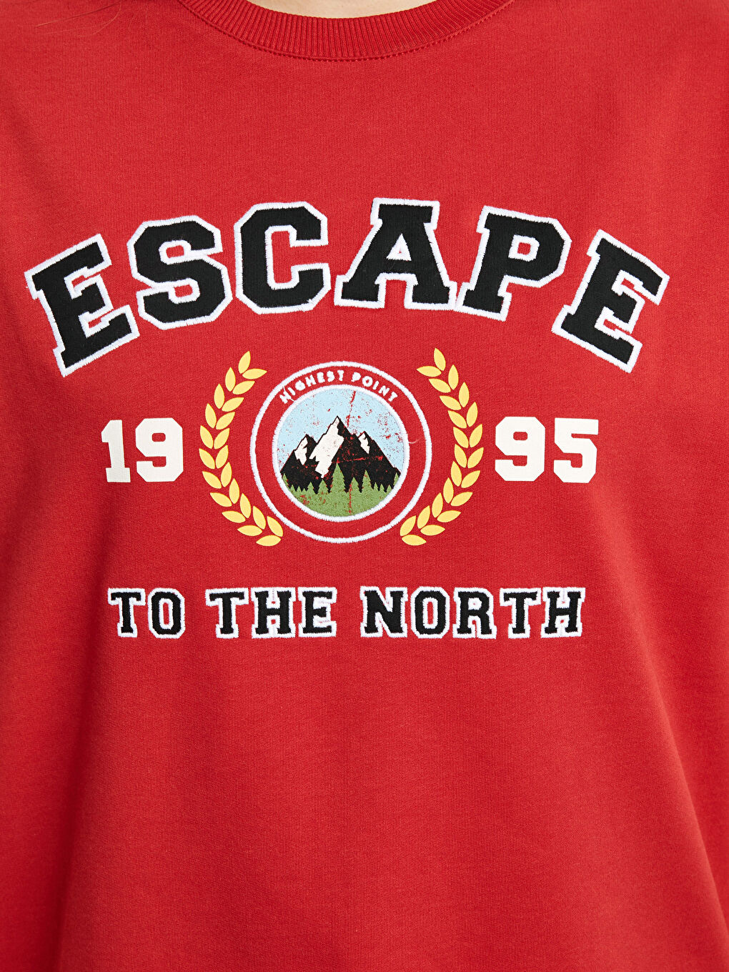 Sweat-shirt ROUGE Femme-3