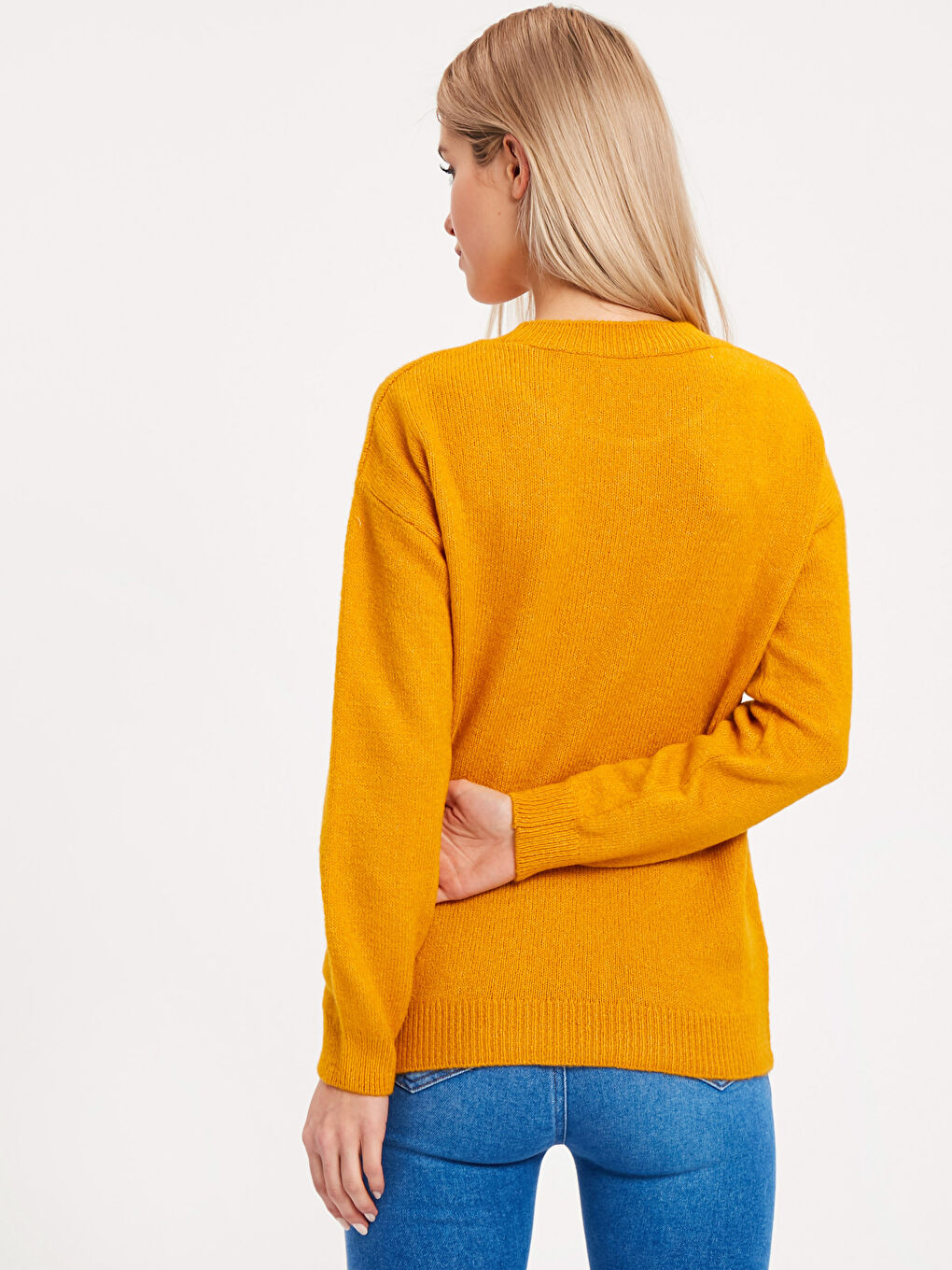 Woman YELLOW Sweater-1