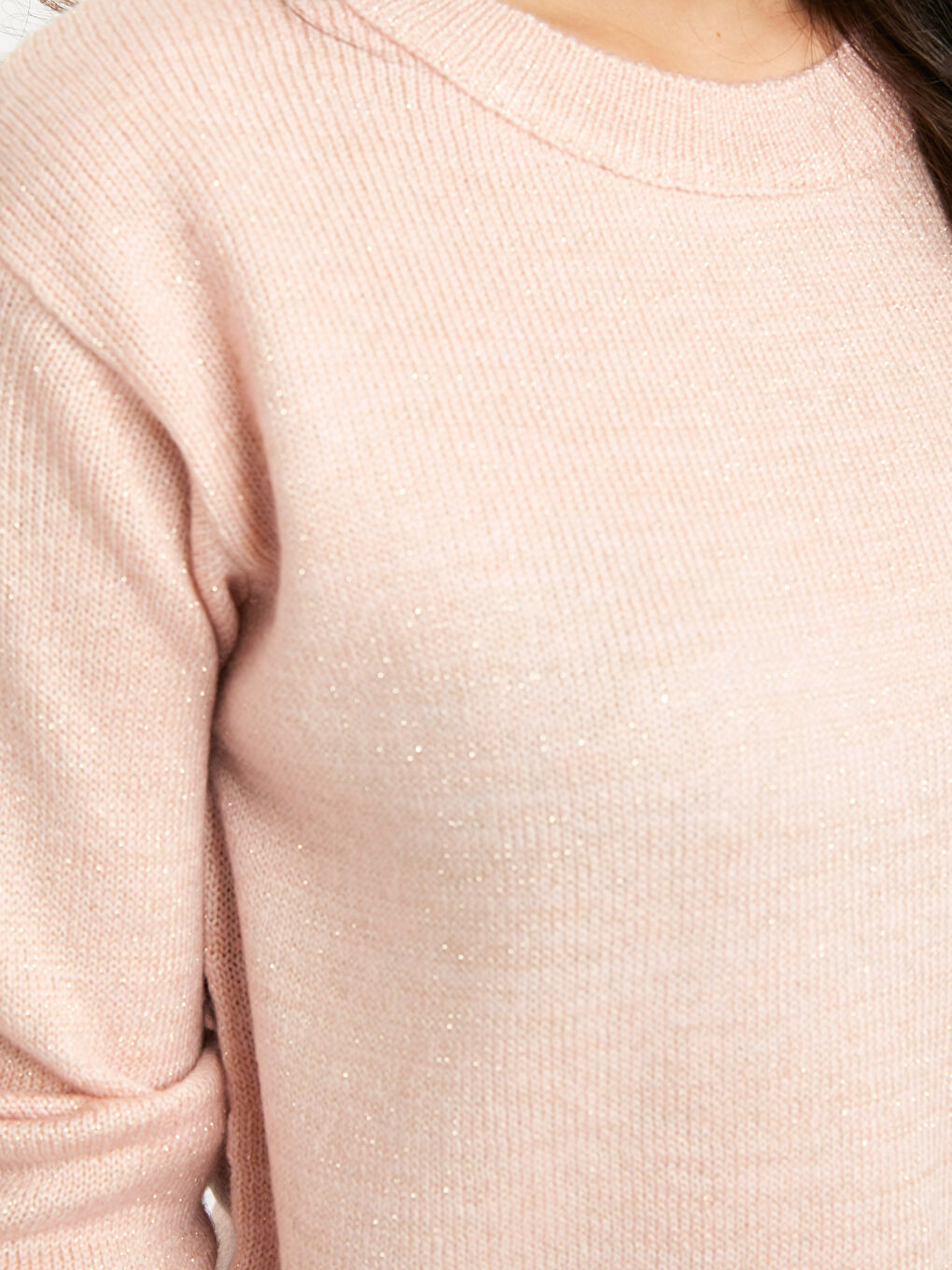 Women's Crew Neck Knit Sweater  -3