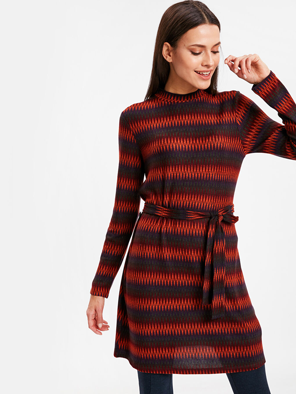 Karışık Jakarlı Tunik