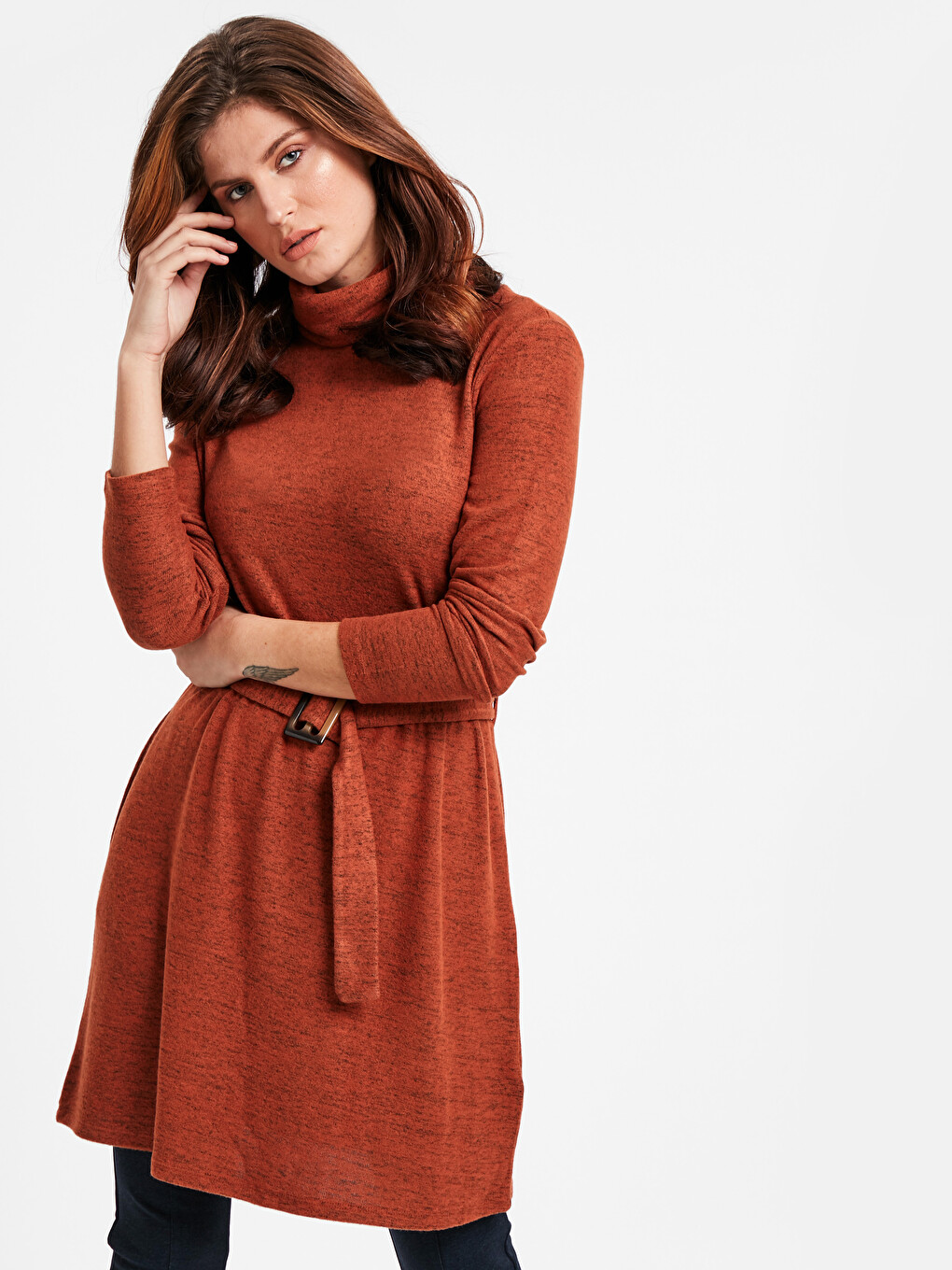 Woman Orange Tunic