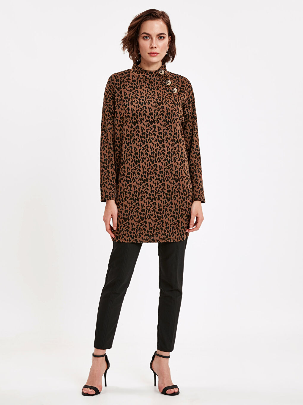 Karışık Jakarlı Tunik-2