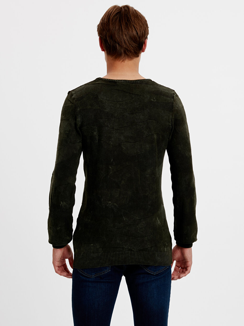 Чоловік ХАКІ Светр-1