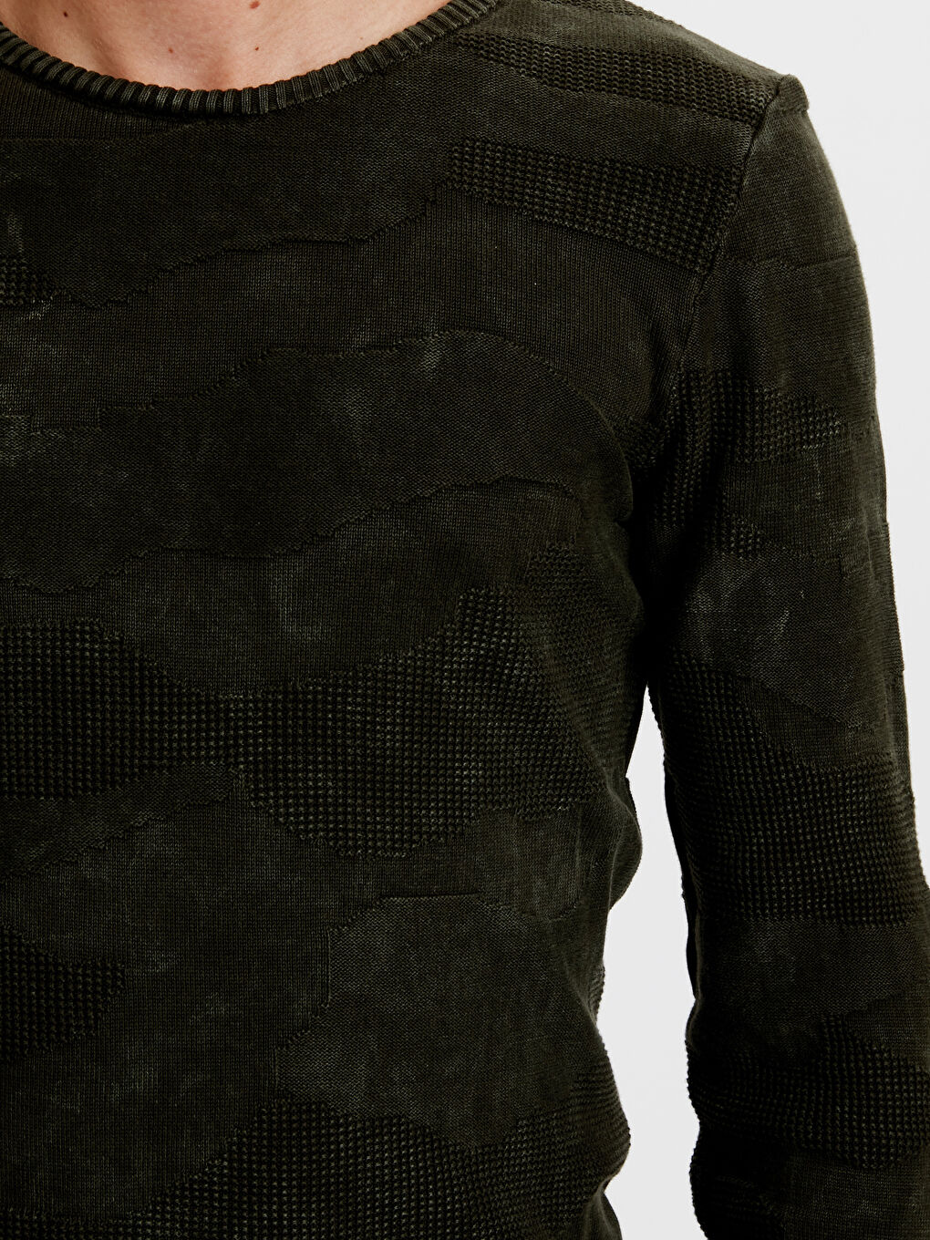 Чоловік ХАКІ Светр-3