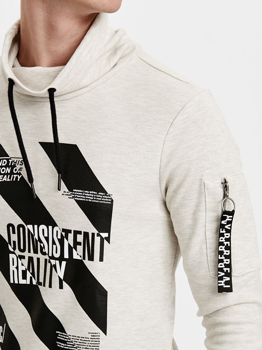 Siyah-Beyaz-Turuncu Sweatshirt-3