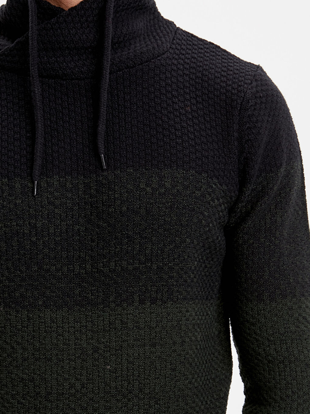 Мужчины Зелёный Свитер-3