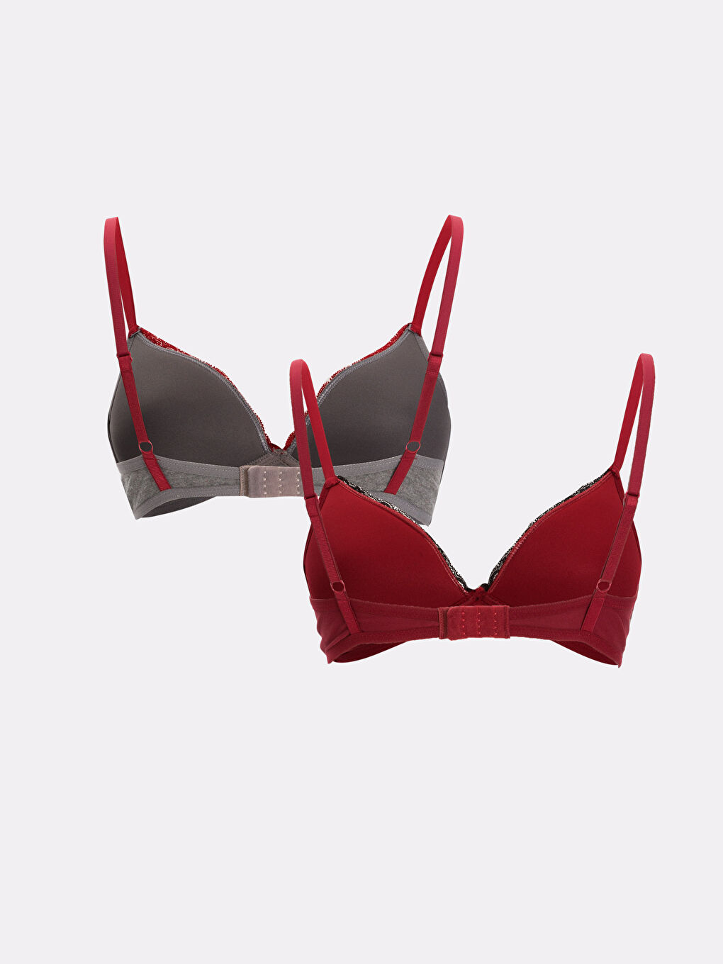 Antrasit Baskılı Sütyen-1