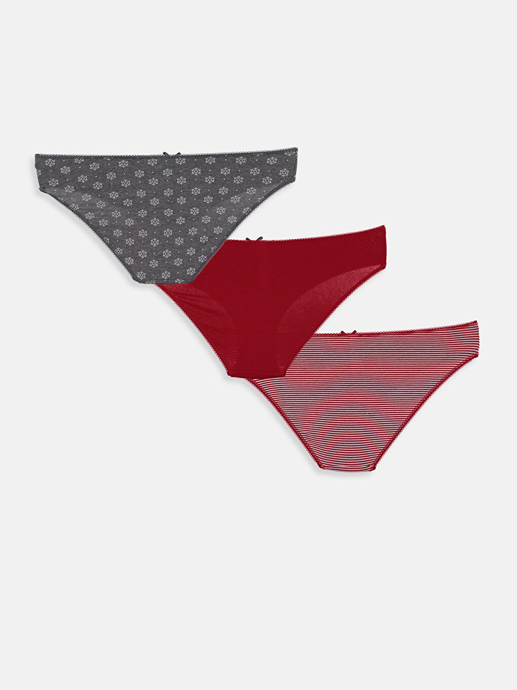 Женщины Красный Трусики-1