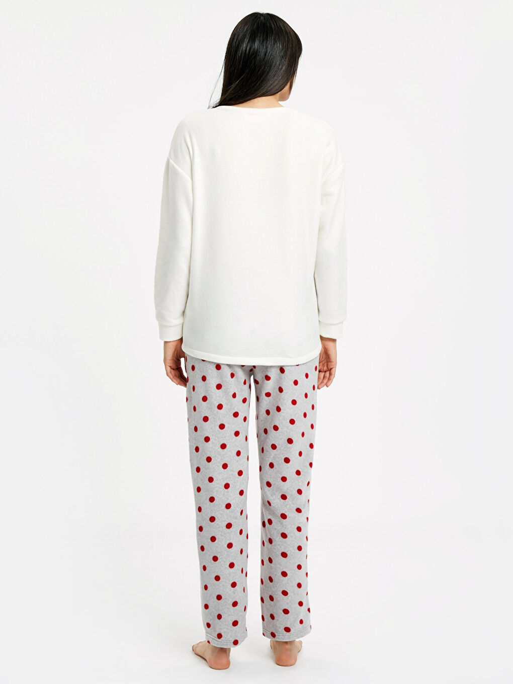 Жена Бяло Комплект пижами-1