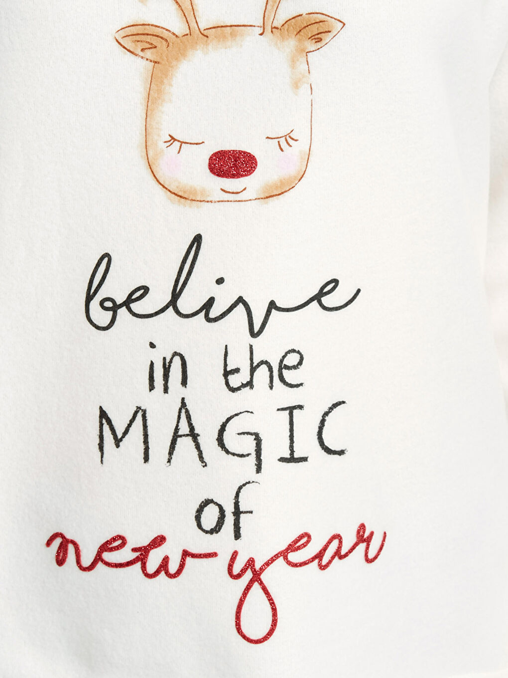 Жена Бяло Комплект пижами-2