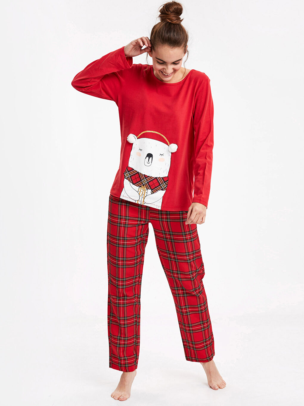 Kırmızı Pijama Takım