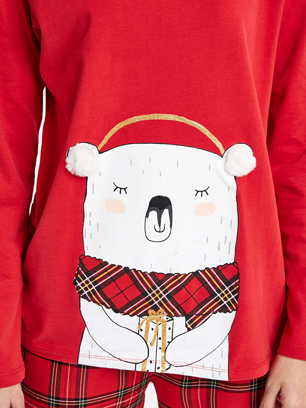 Kırmızı Pijama Takım-2