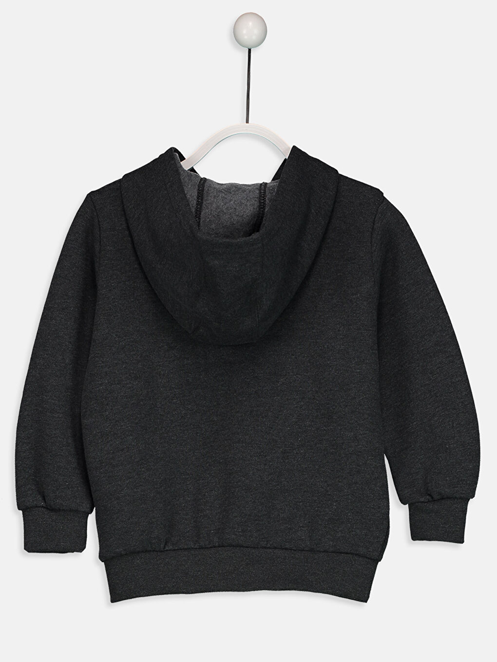 Boy ANTHRACITE Zip-Up Sweatshirt-1