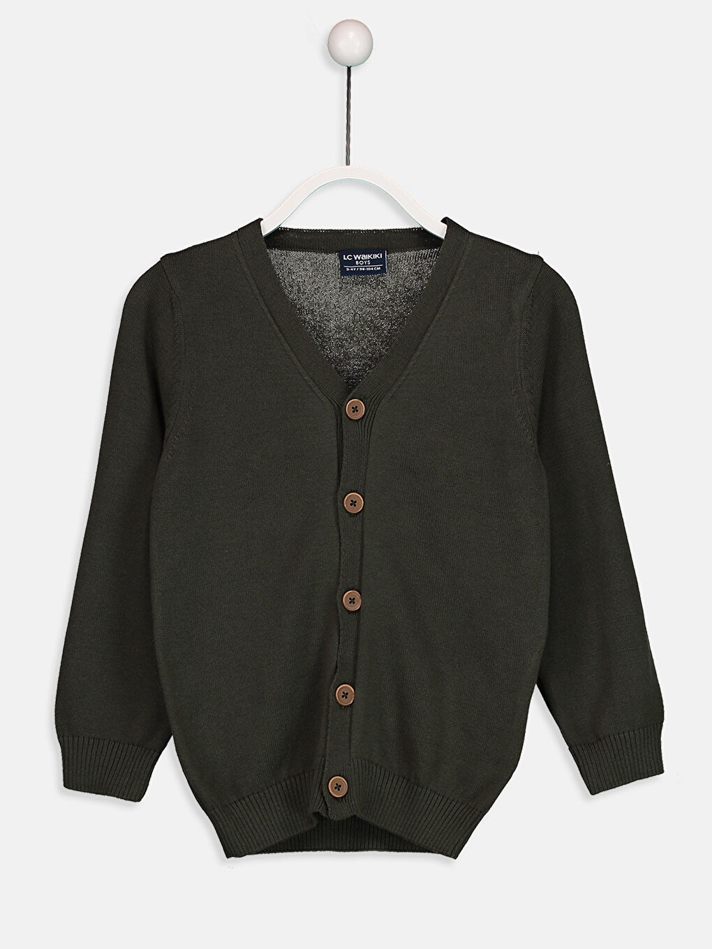 LCW Kids V-Neck Boy Cardigan -8W0177Z4-KDX - LC Waikiki