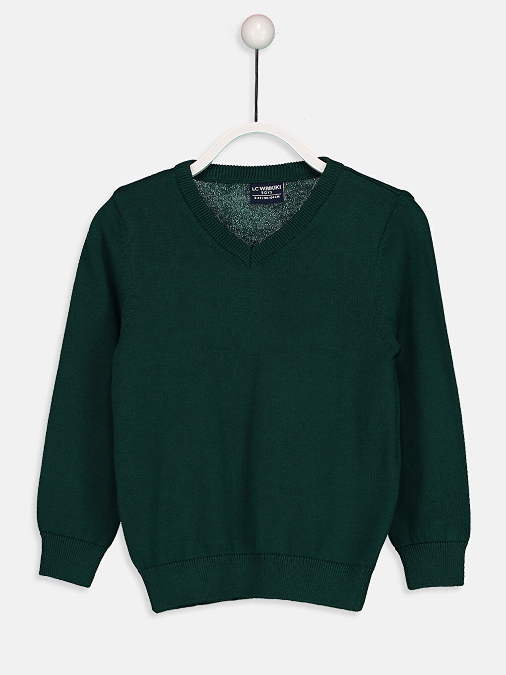 LCW Kids V Yaka Basic Uzun Kollu Erkek Çocuk Triko Kazak