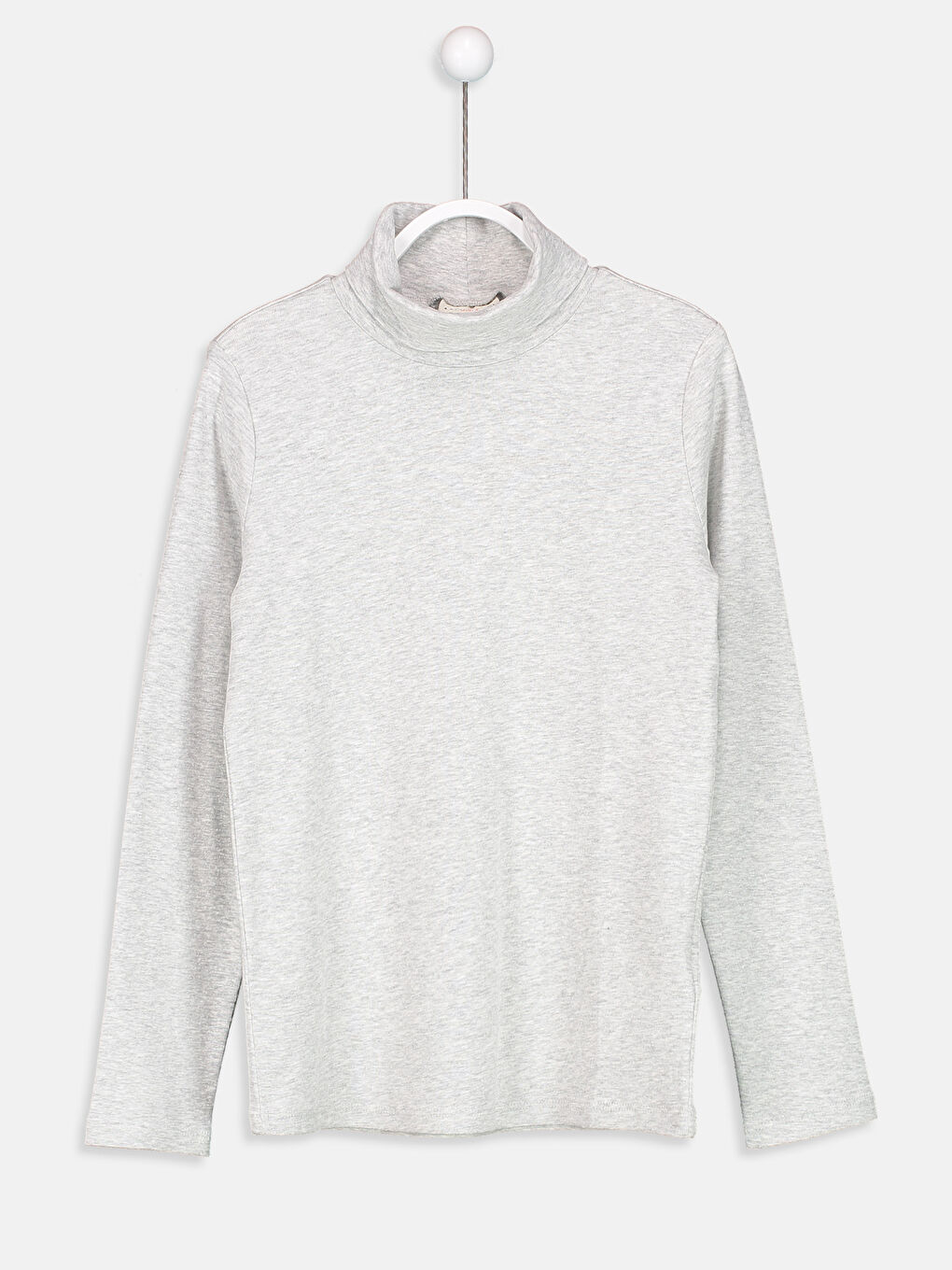 Açık Gri Melanj Tişört