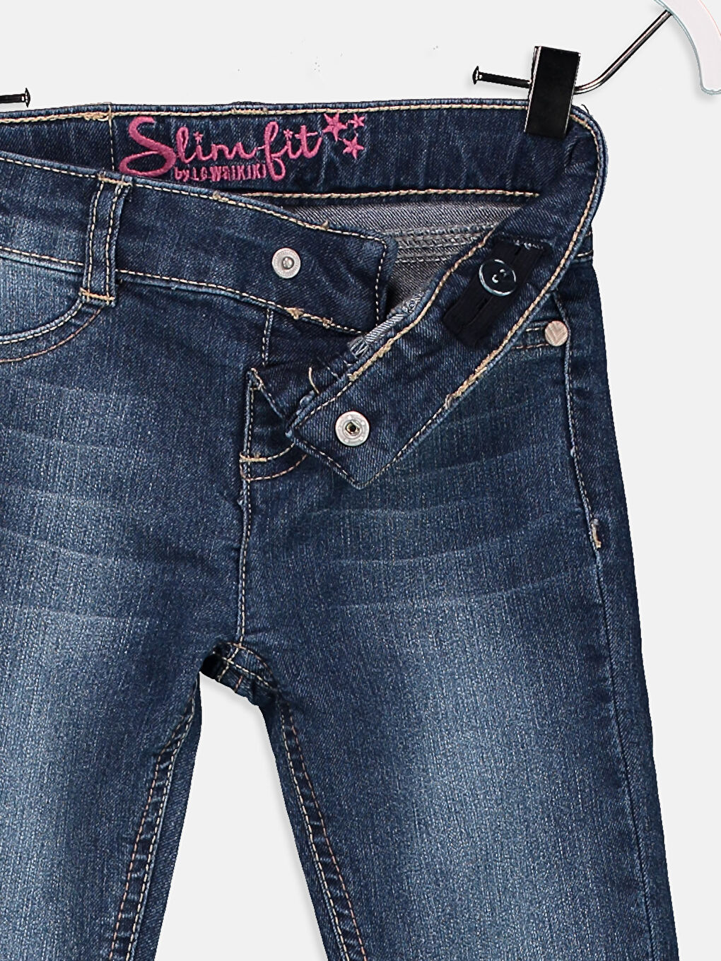 Girl's Slim Jeans-2