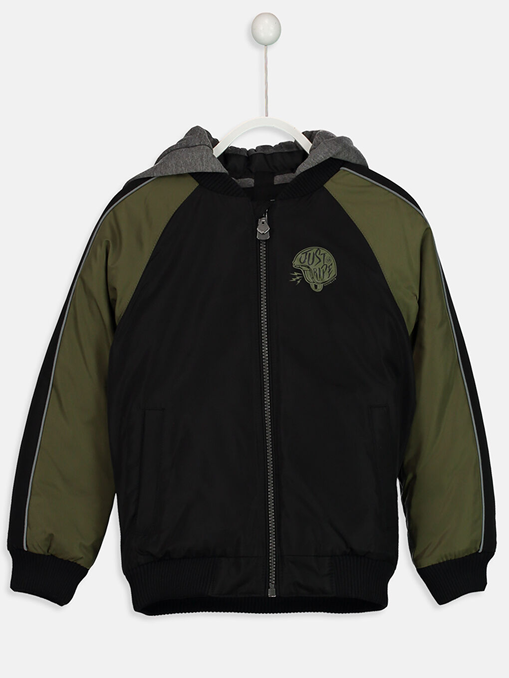 Мальчики Черный Пуховое пальто-1