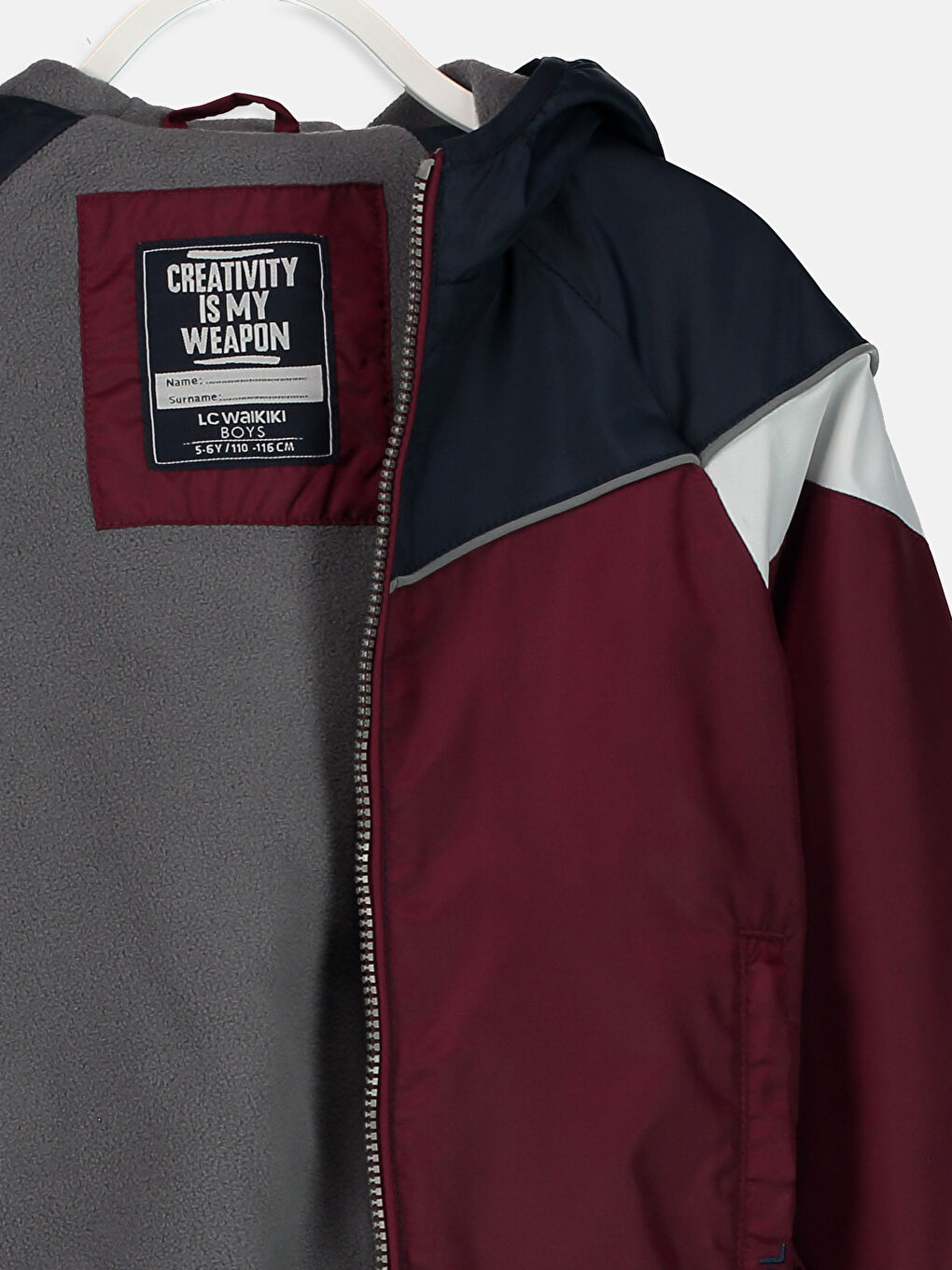 Manteau ROUGE BORDEAUX Garçon-3