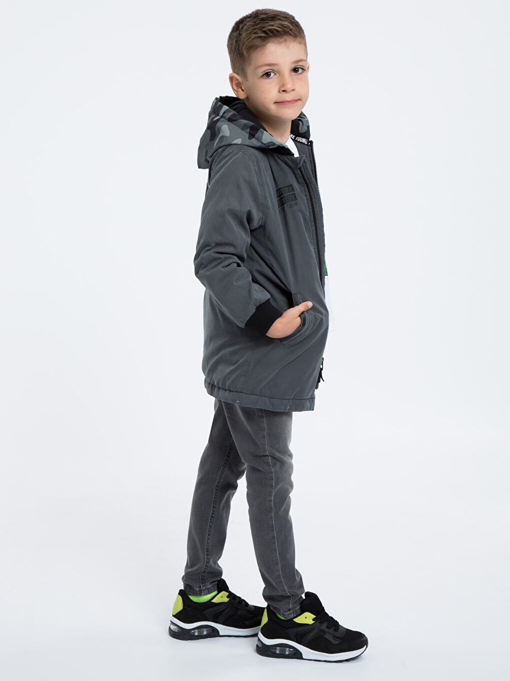 Manteau GRIS Garçon