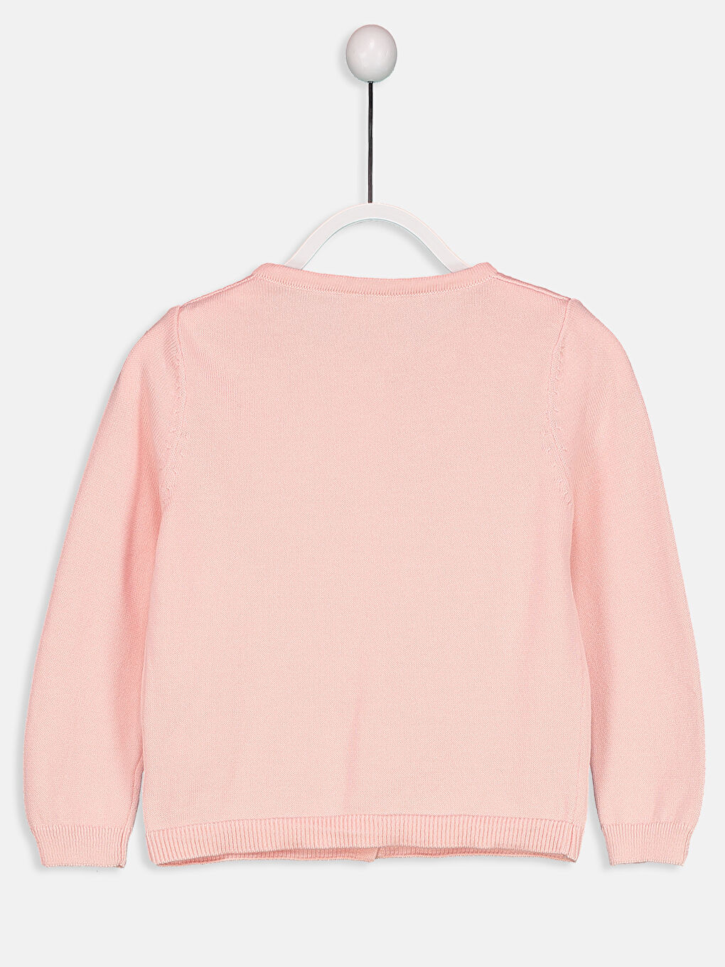 Crew Neck Girl Cardigan-1