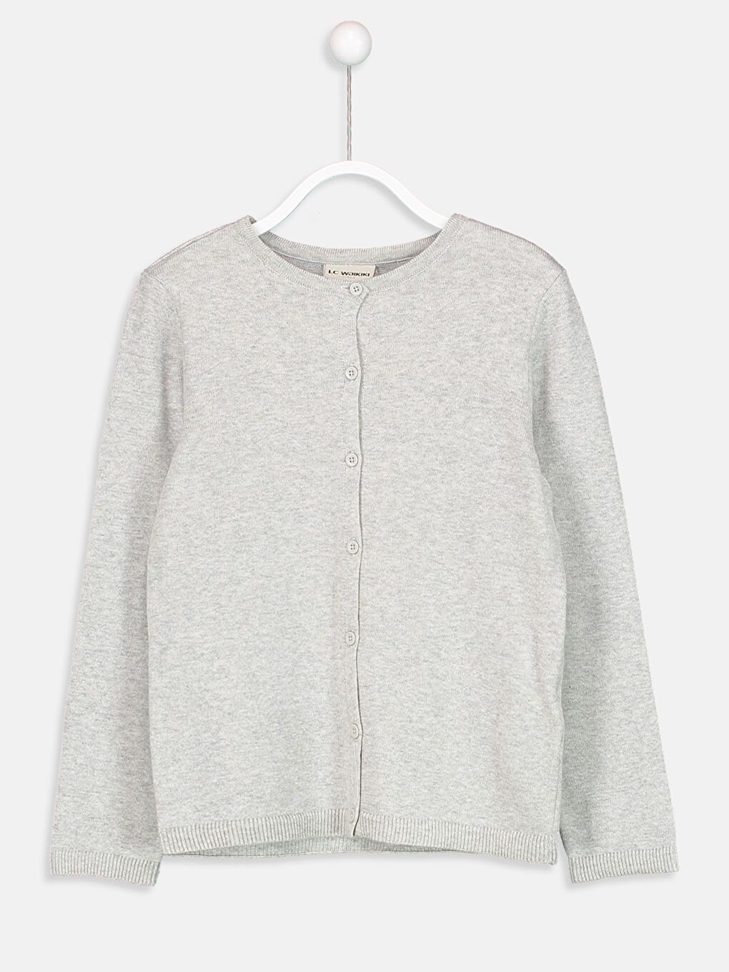 Cardigan Fille Col Rond-1