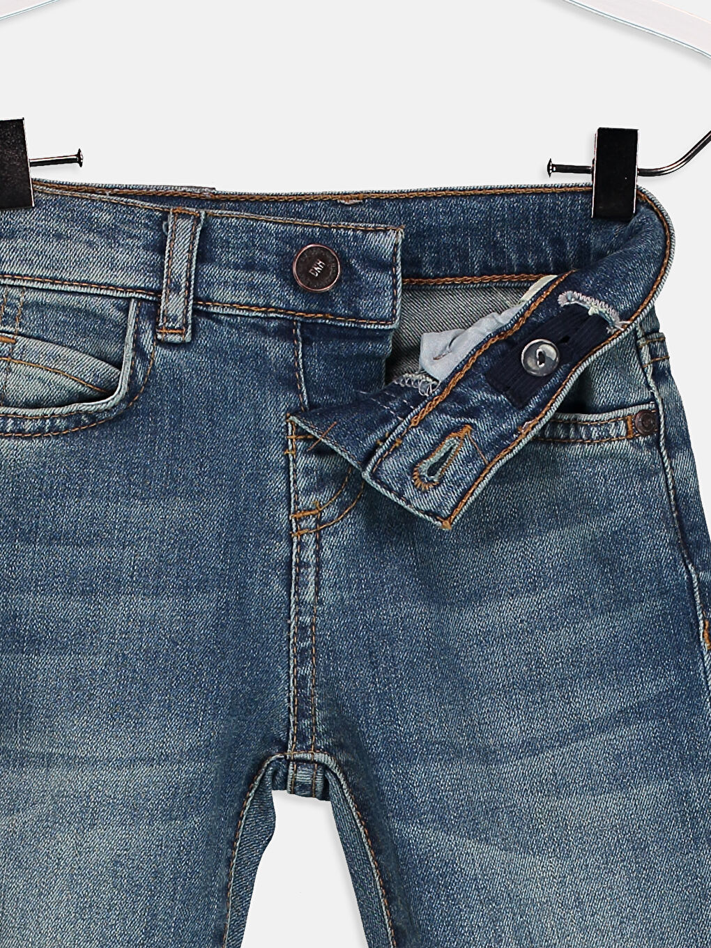 Orta İndigo Rodeo Jean Pantolon-2