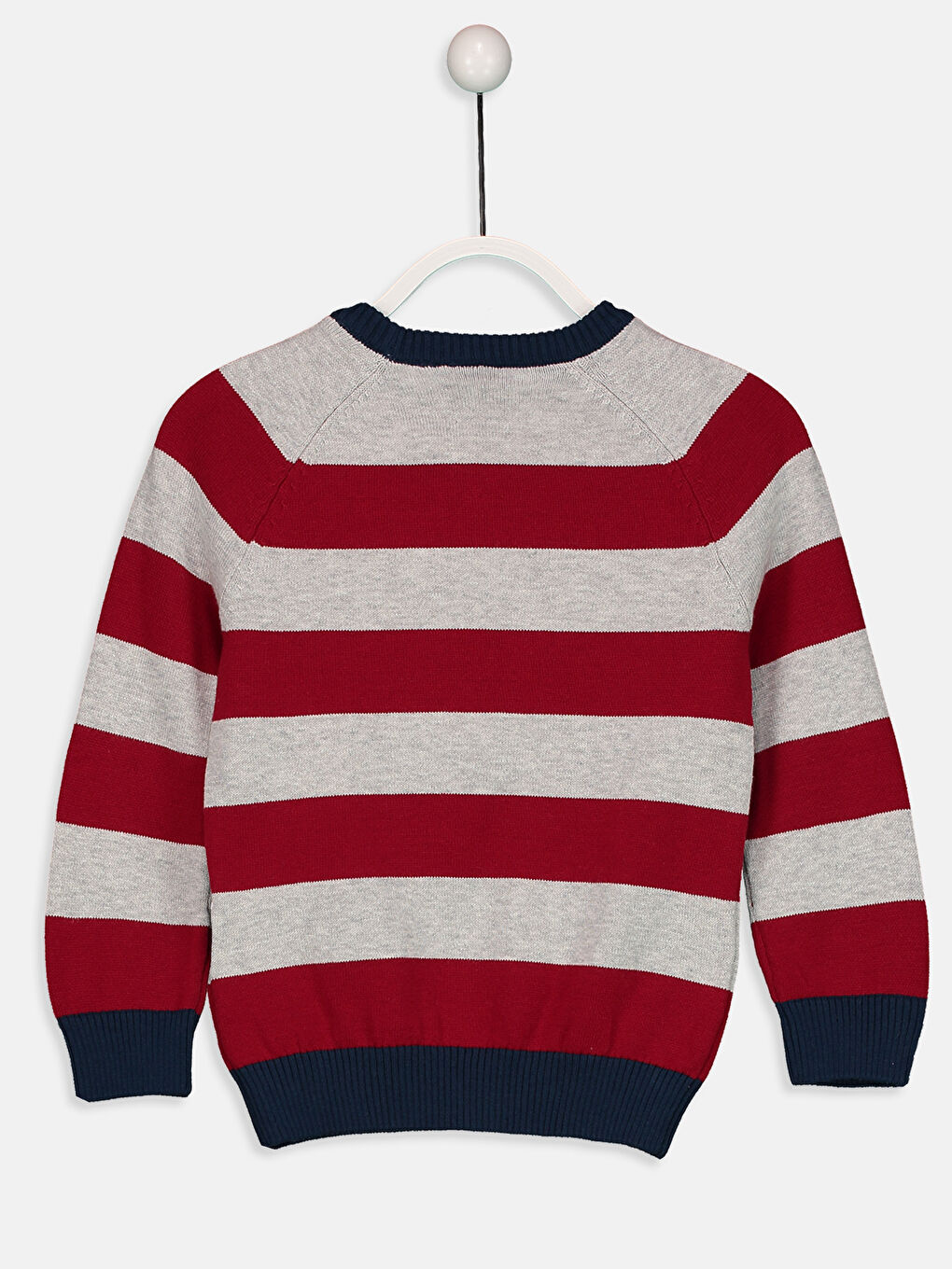 Kırmızı Cizgili Kazak-1