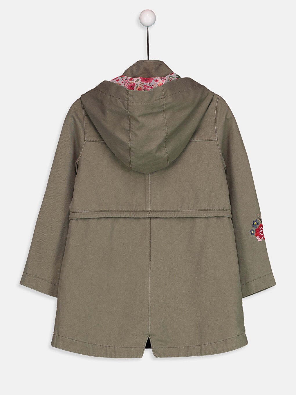 LCW Kids Girl KHAKI Coat -8W1013Z4-D2T