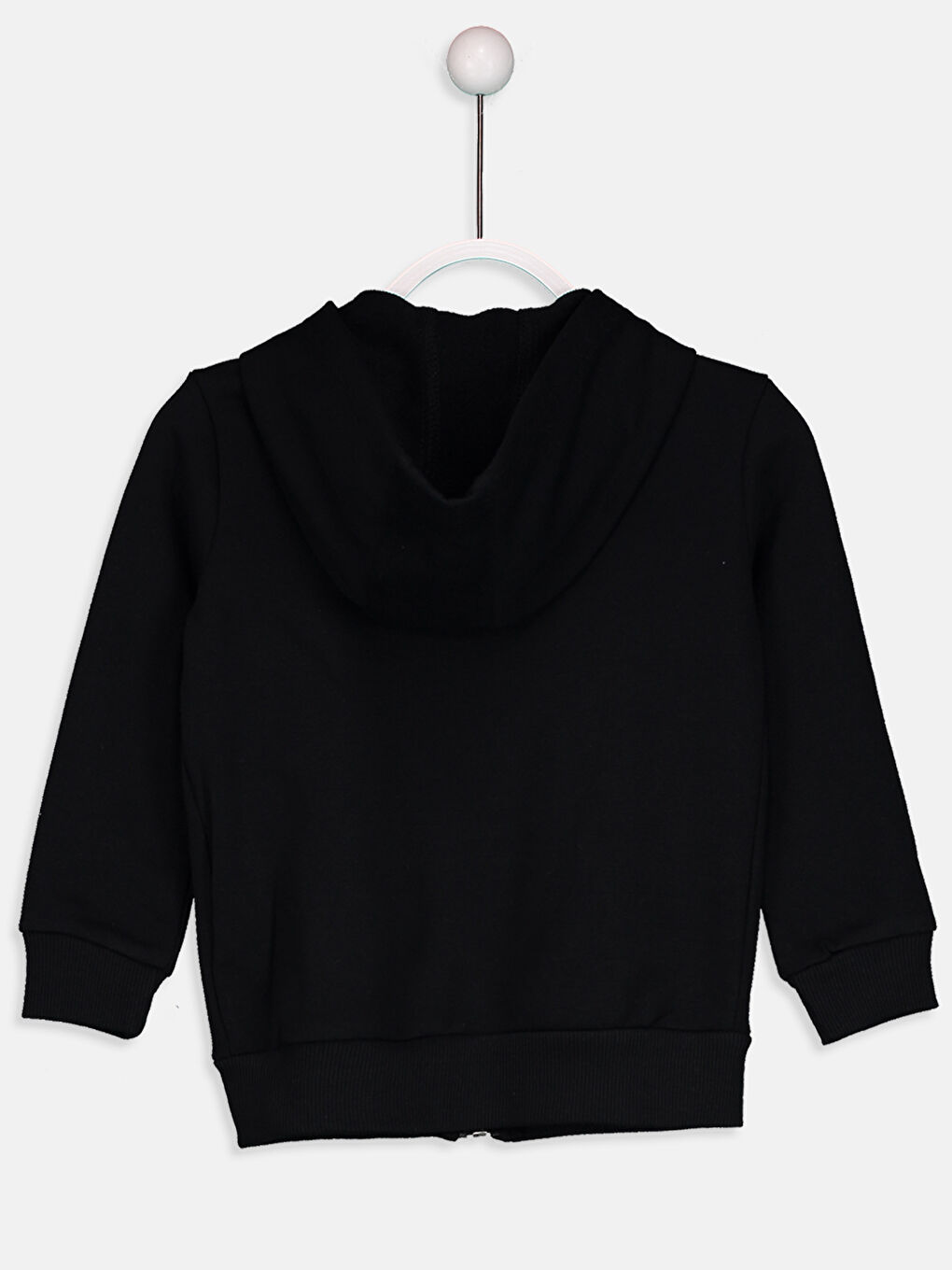 Girl BLACK Zip-Up Sweatshirt-1