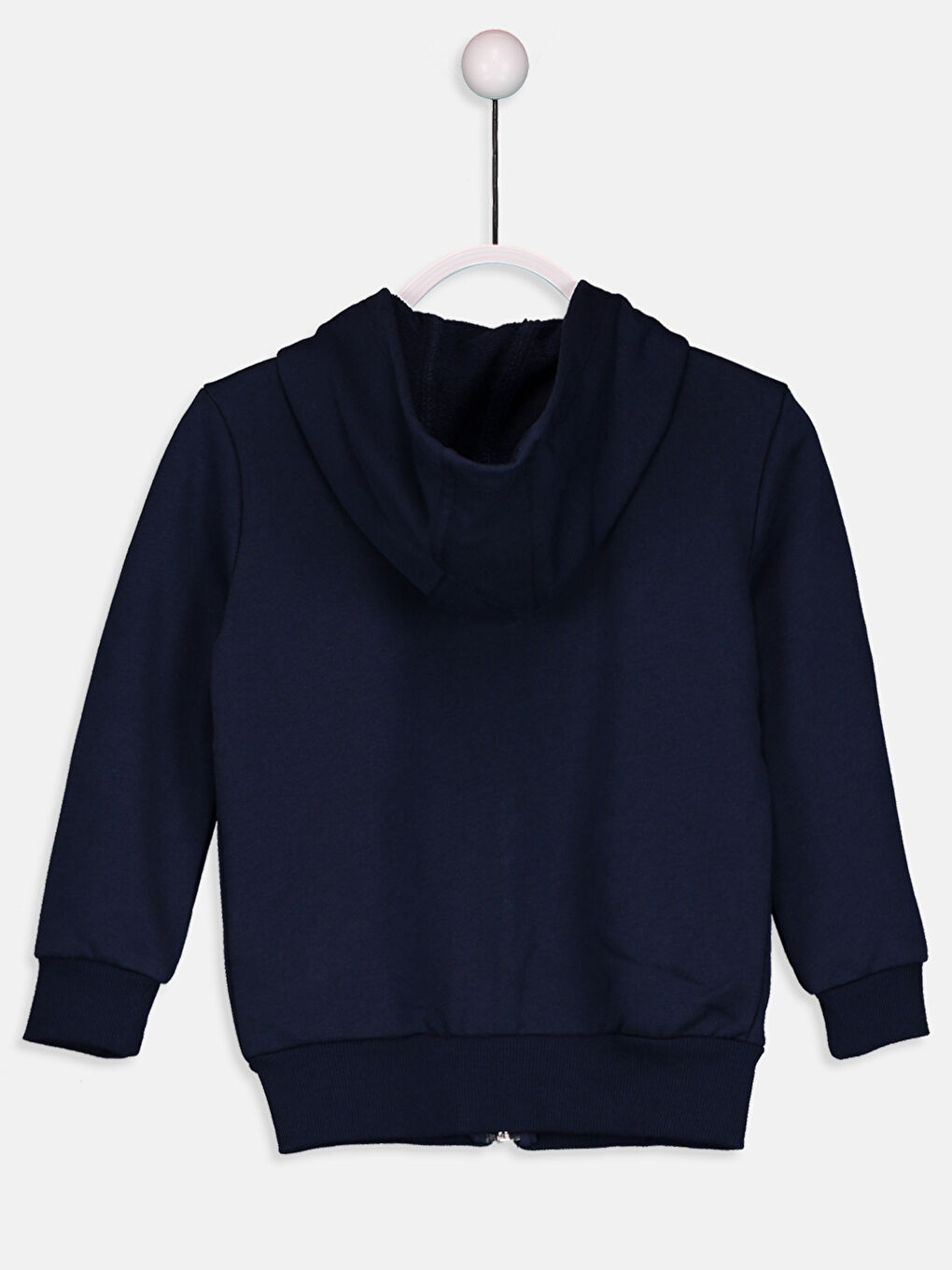 Girl NAVY Zip-Up Sweatshirt-1