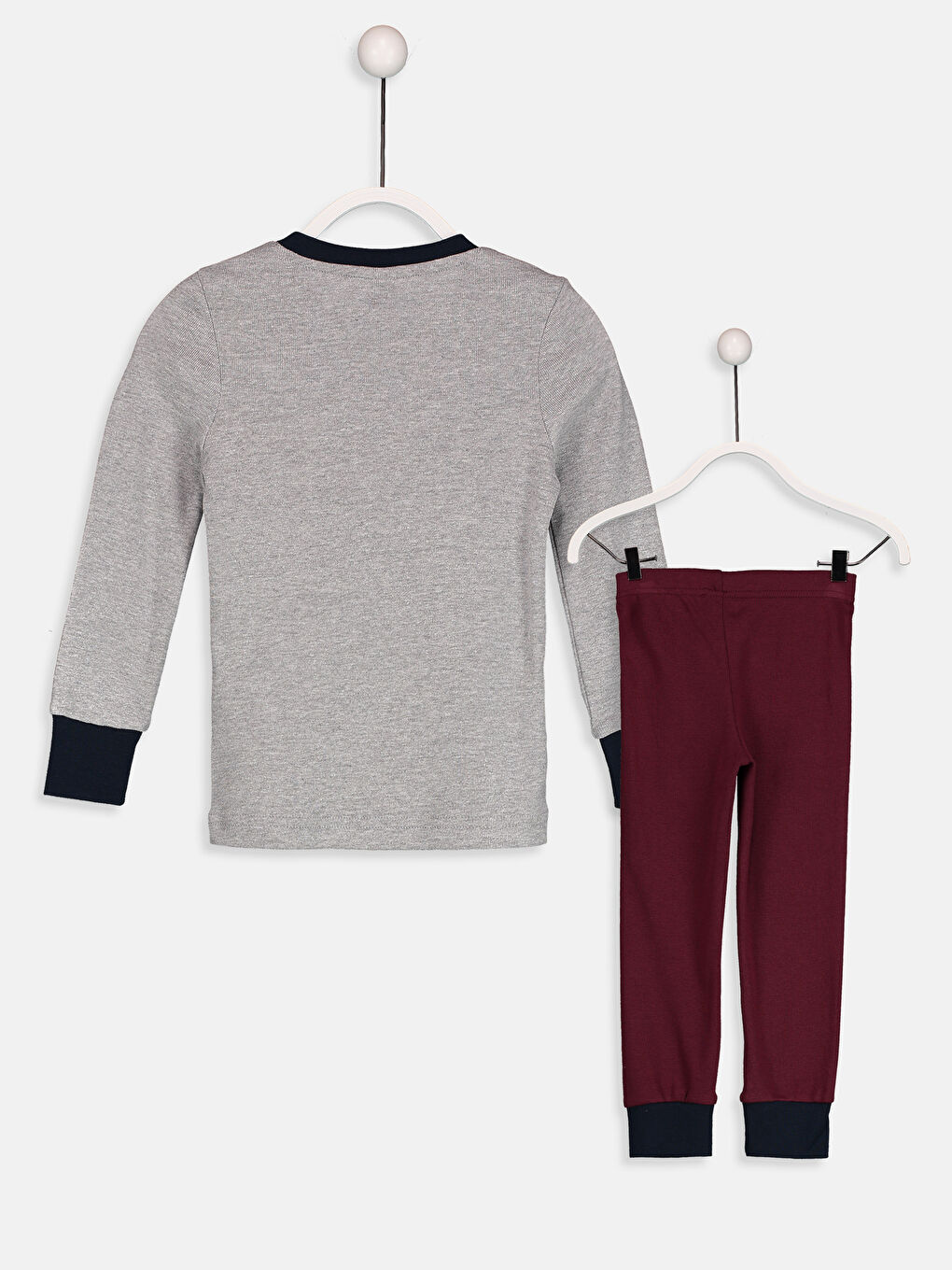 Ensemble de pyjama ROUGE BORDEAUX Unisexe-2