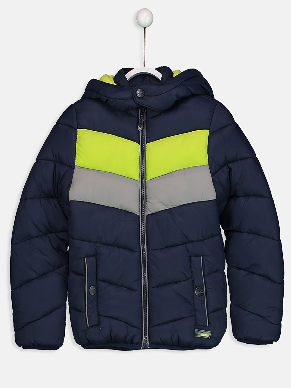 Мальчики Синий Пуховое пальто-1