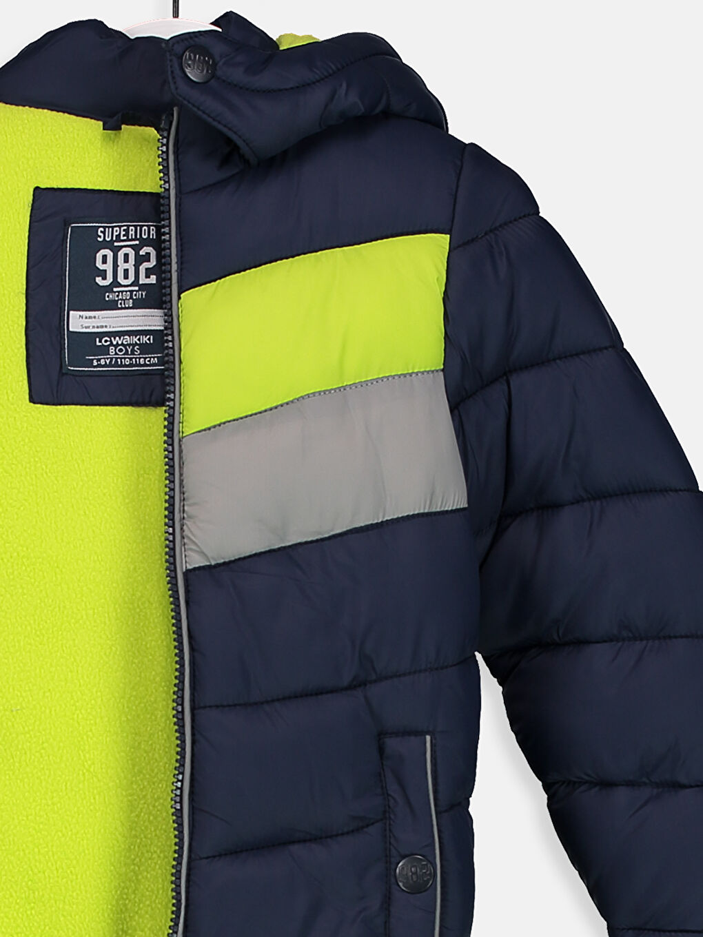 Мальчики Синий Пуховое пальто-3