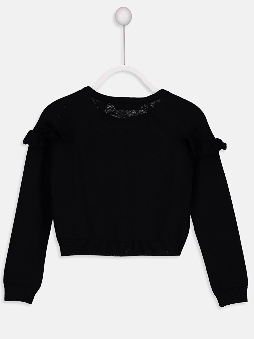 Девочки Черный Кардиган-2