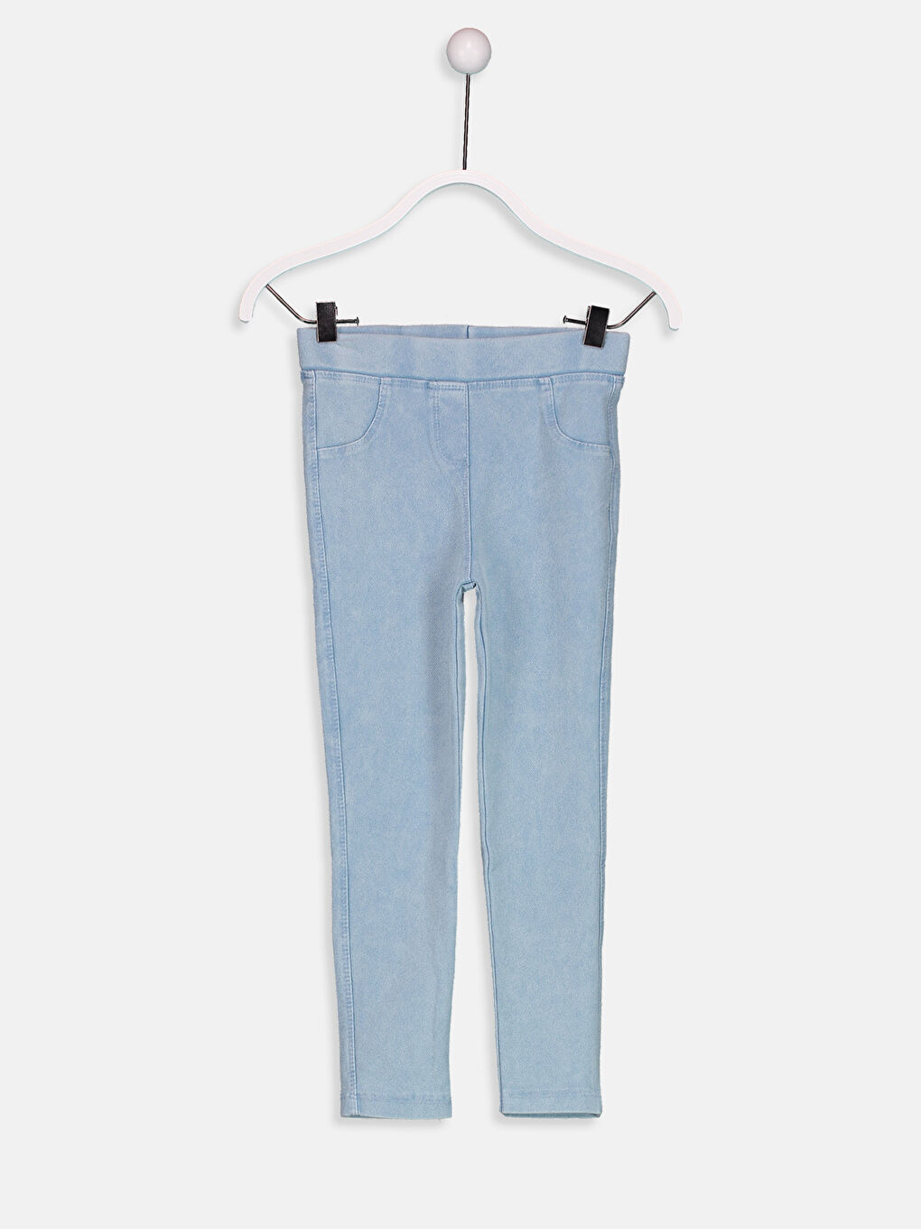 Kız Çocuk Denim Görünümlü Tayt