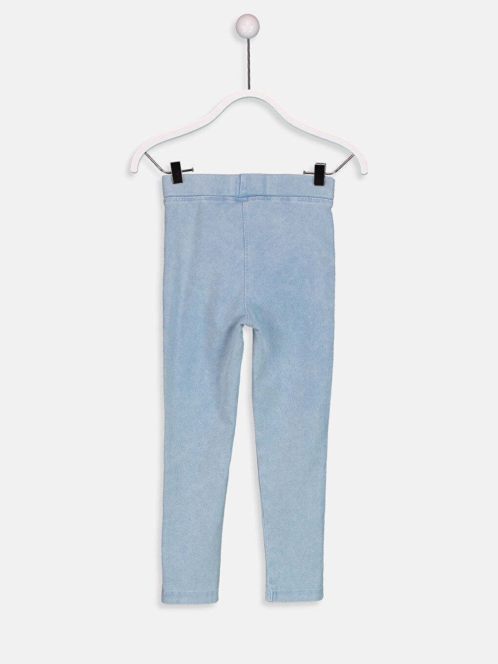 Kız Çocuk Denim Görünümlü Tayt-1