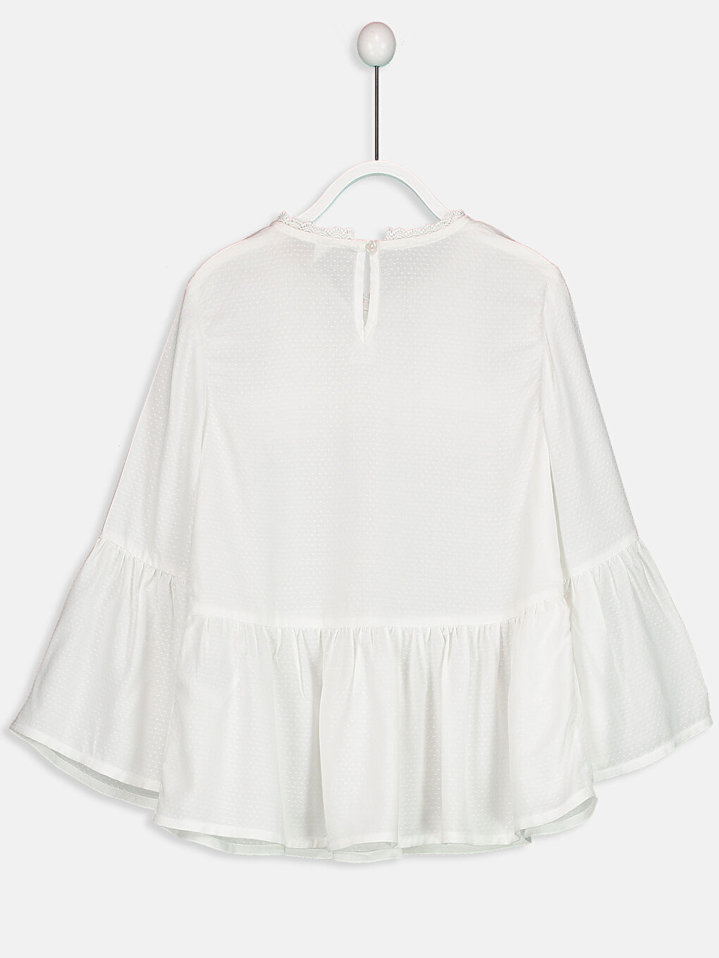 Ekru Krem Rengi Bluz-2