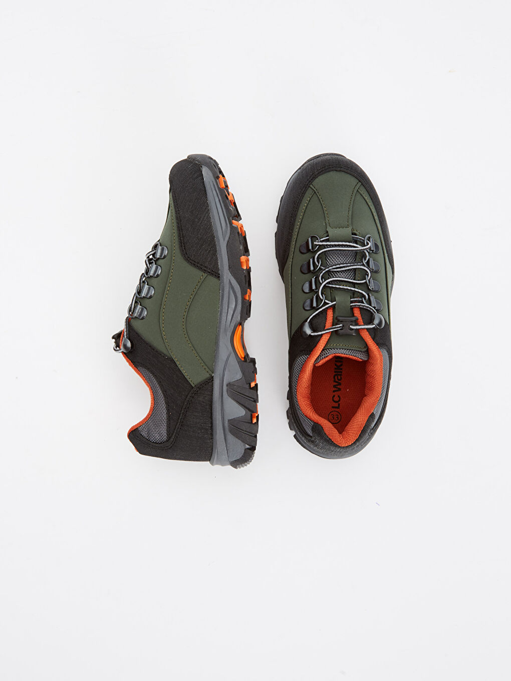 Мальчики Хаки Треккинговые кроссовки-1