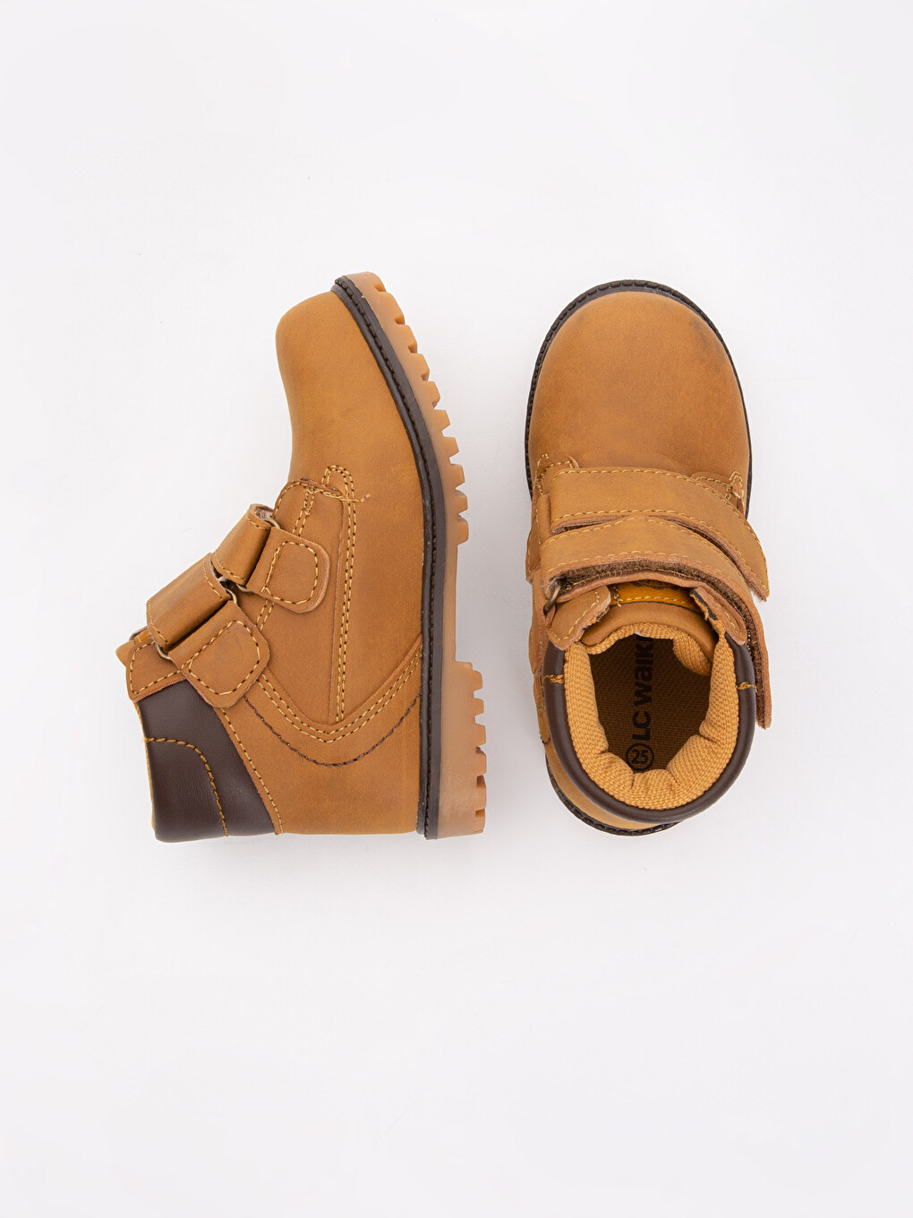 Printed Hook And Loop Boys' Boots-1