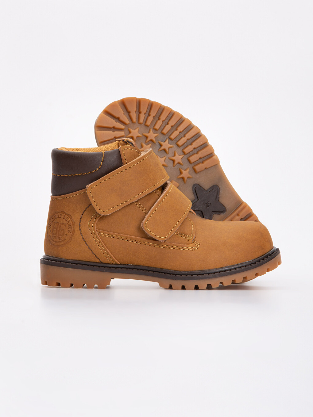 Printed Hook And Loop Boys' Boots-2
