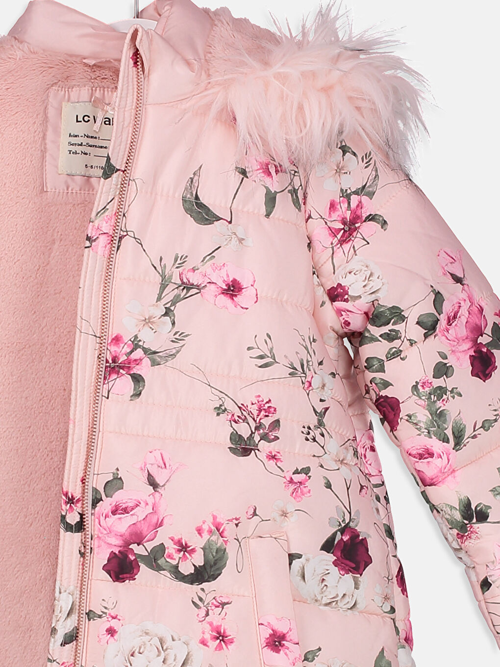 Girl PINK Overcoat-2