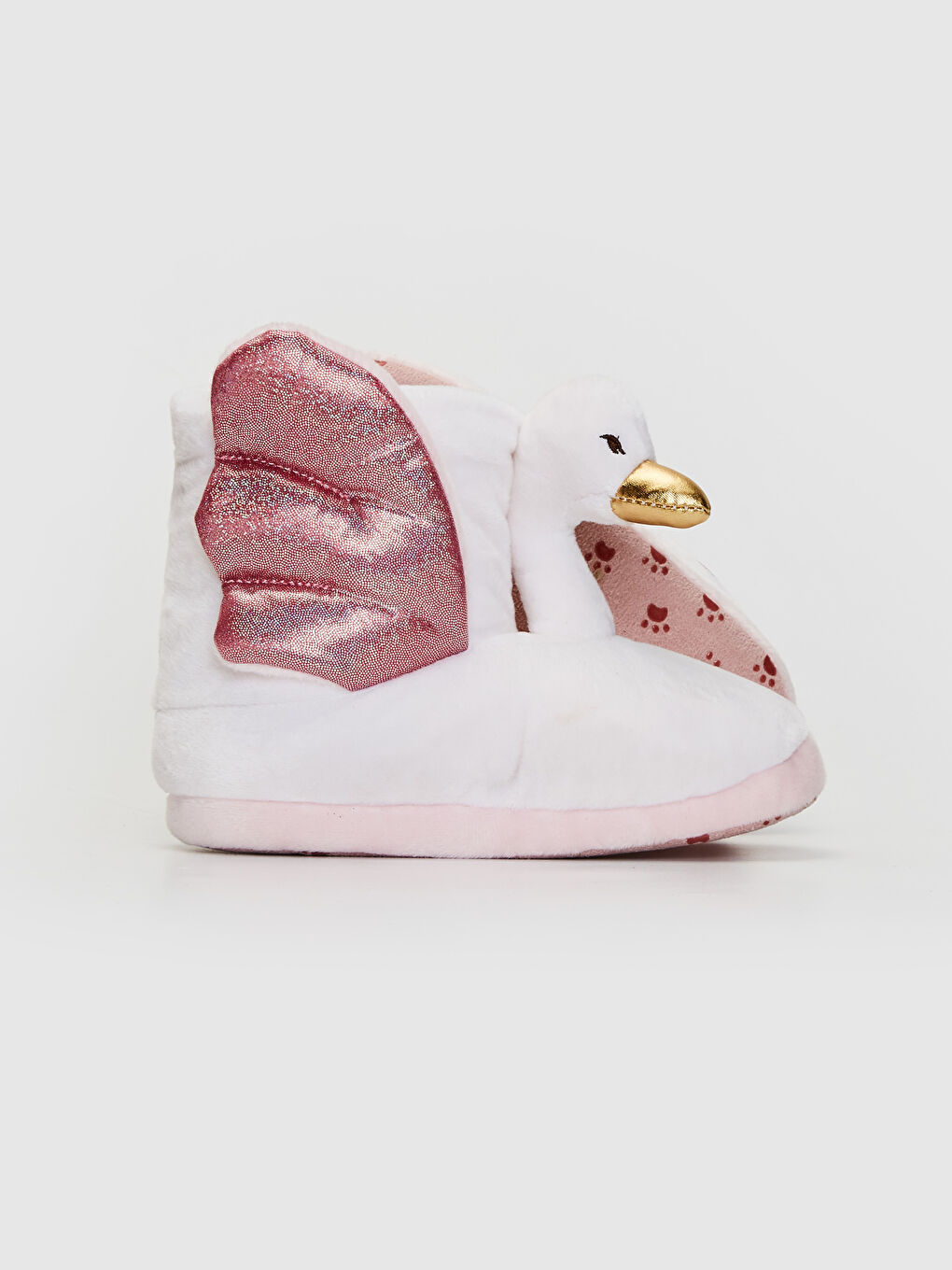 Girl WHITE Indoor Shoes-2