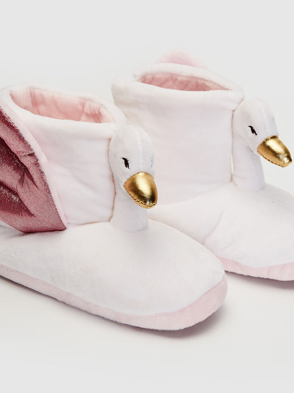 Girl WHITE Indoor Shoes-4