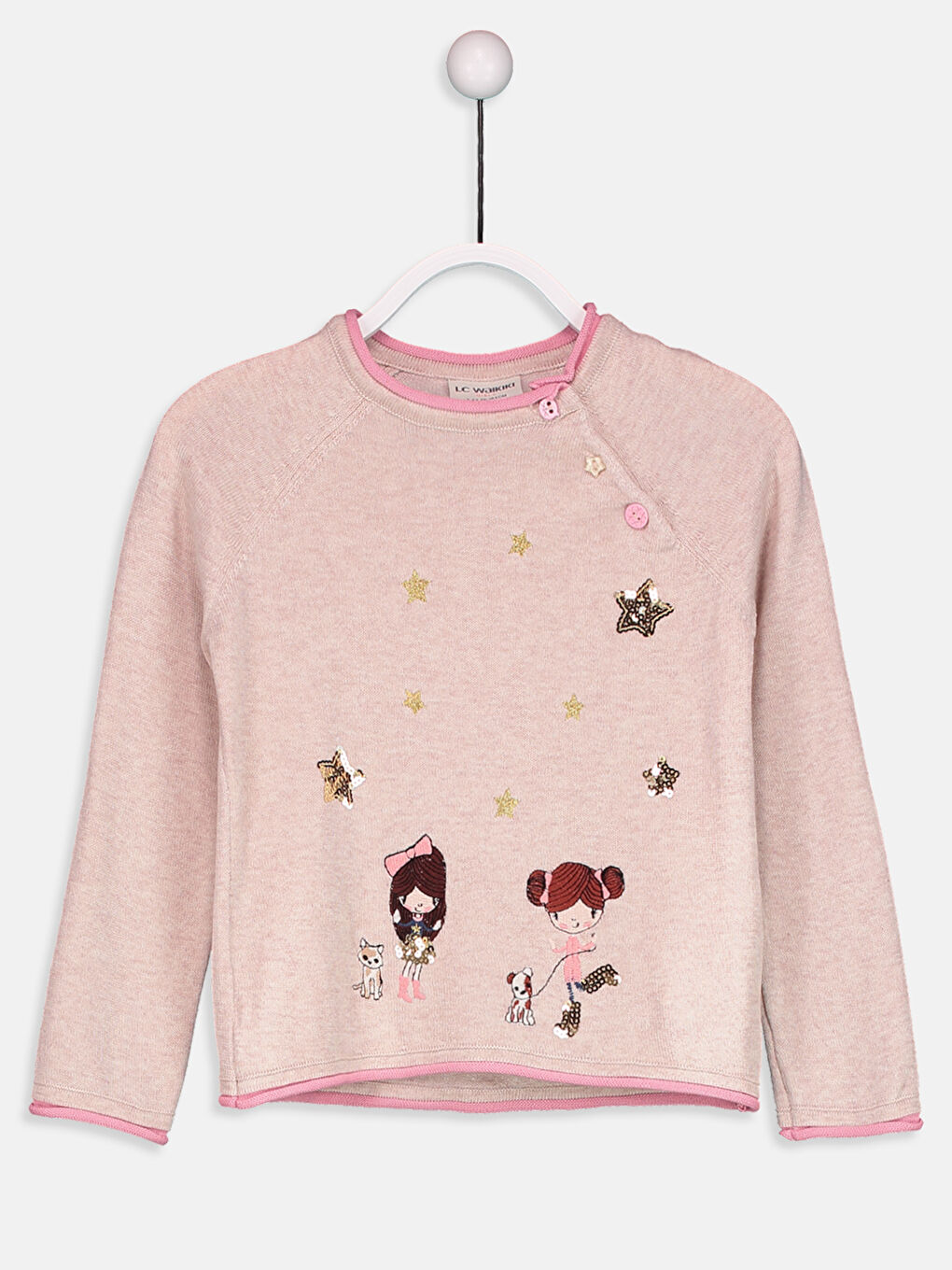 Sarı-Pembe-Mavi Kazak