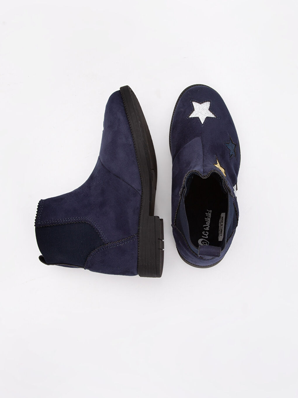 Girl NAVY Boots-1